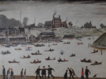 lowry signed prints, crime lake