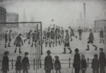 ls lowry Football Match unsigned