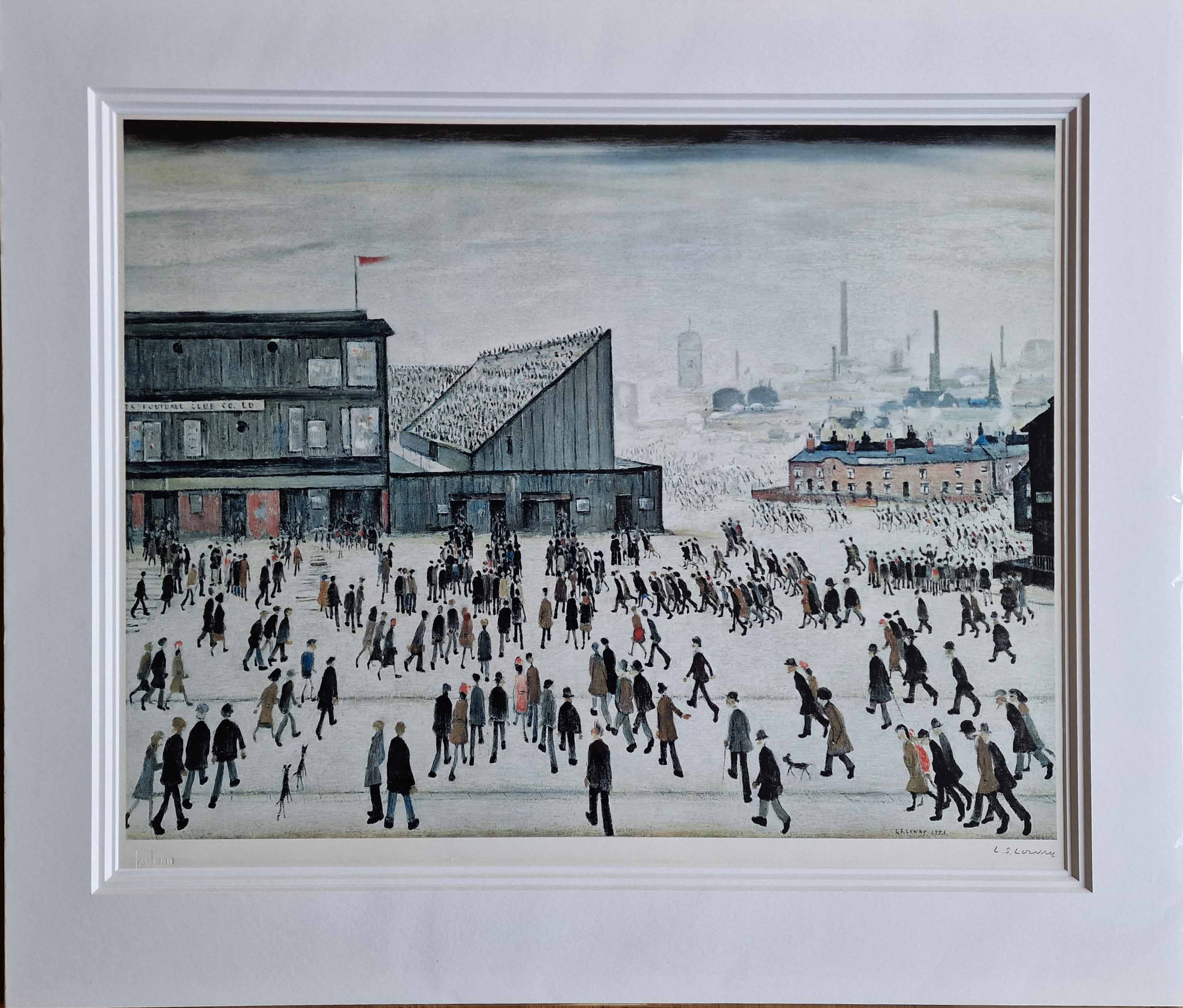 lowry, Going to the Match, blackburn rovers, signed print lslowry