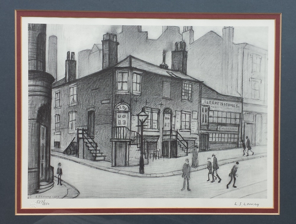 lowry great Ancoats street signed print