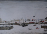 lowry signed prints, the harbour