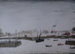 lowry signed prints, the harbour
