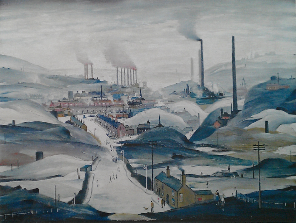 Lowry industrial panorama print
