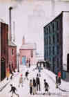 lowry signed prints, industrial scene