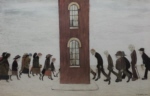 lowry signed prints, meeting point