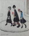 lowry signed prints, the family lowry signed prints, the family