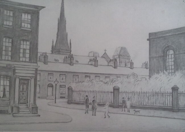 print lowry st. philips church salford